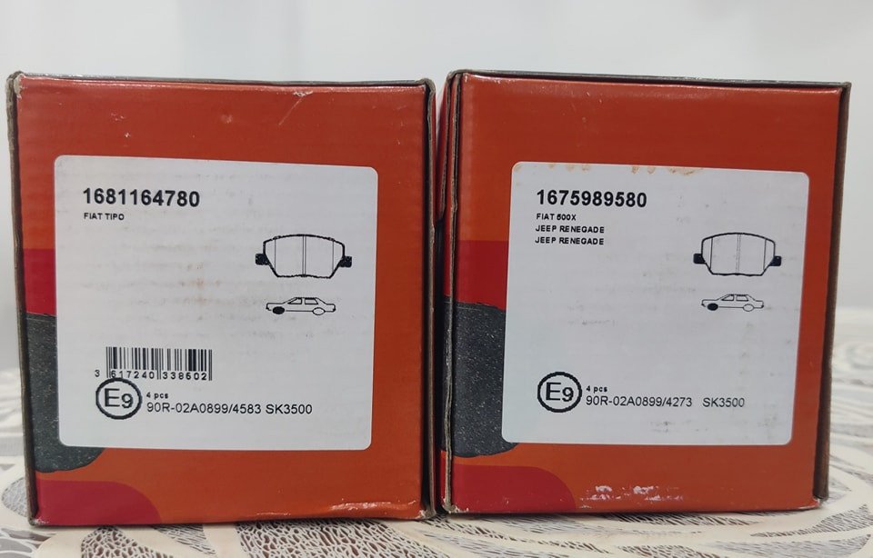 Plaquette De Frein AVANT FIAT TIPO et 500X Eurorepar ORIGINALE