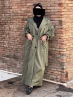 Trench Abaya -Vert