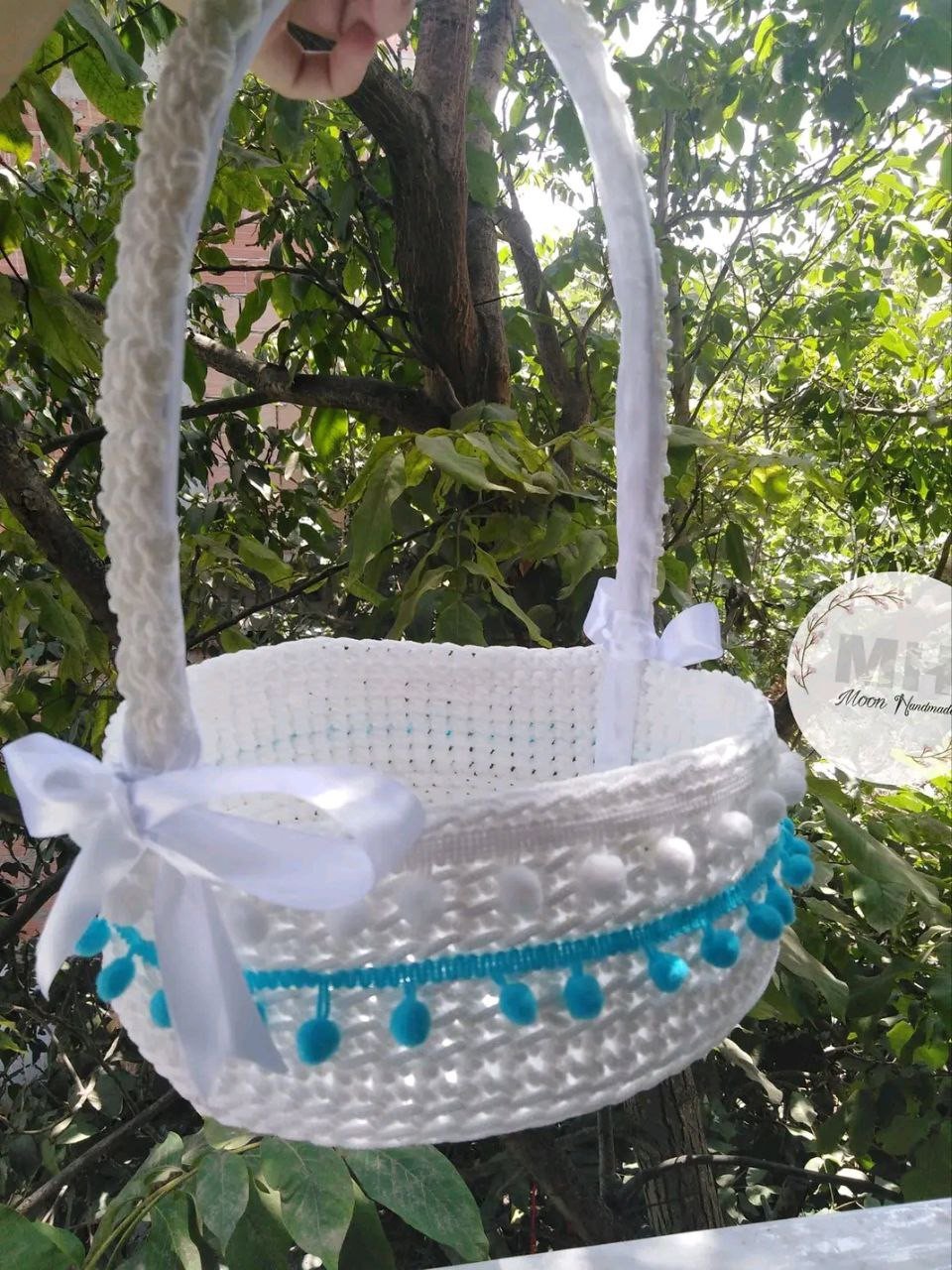 Panier de décoration fait main