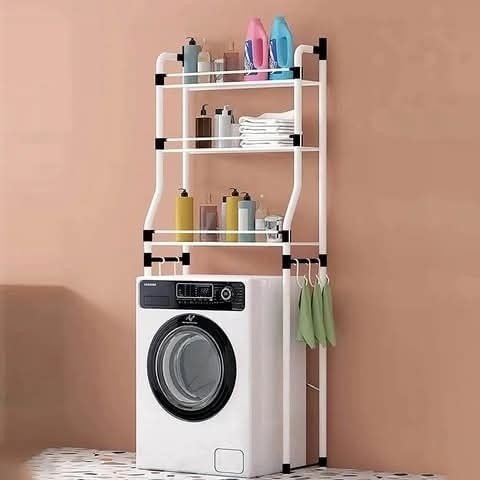 étagère pour machine à laver et toilette